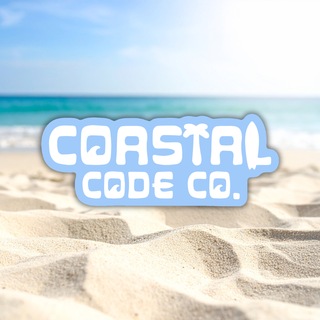 Coastal Code Logo Sticker