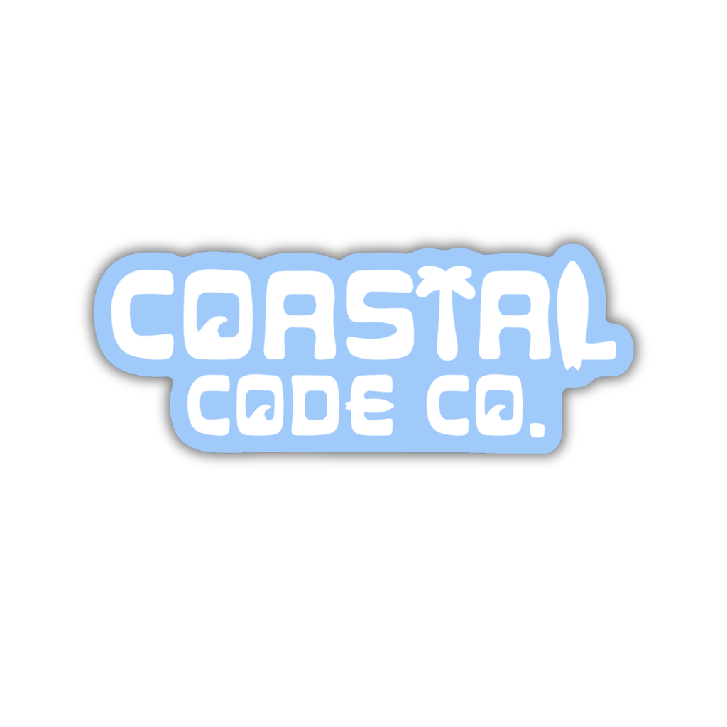 Coastal Code Logo Sticker