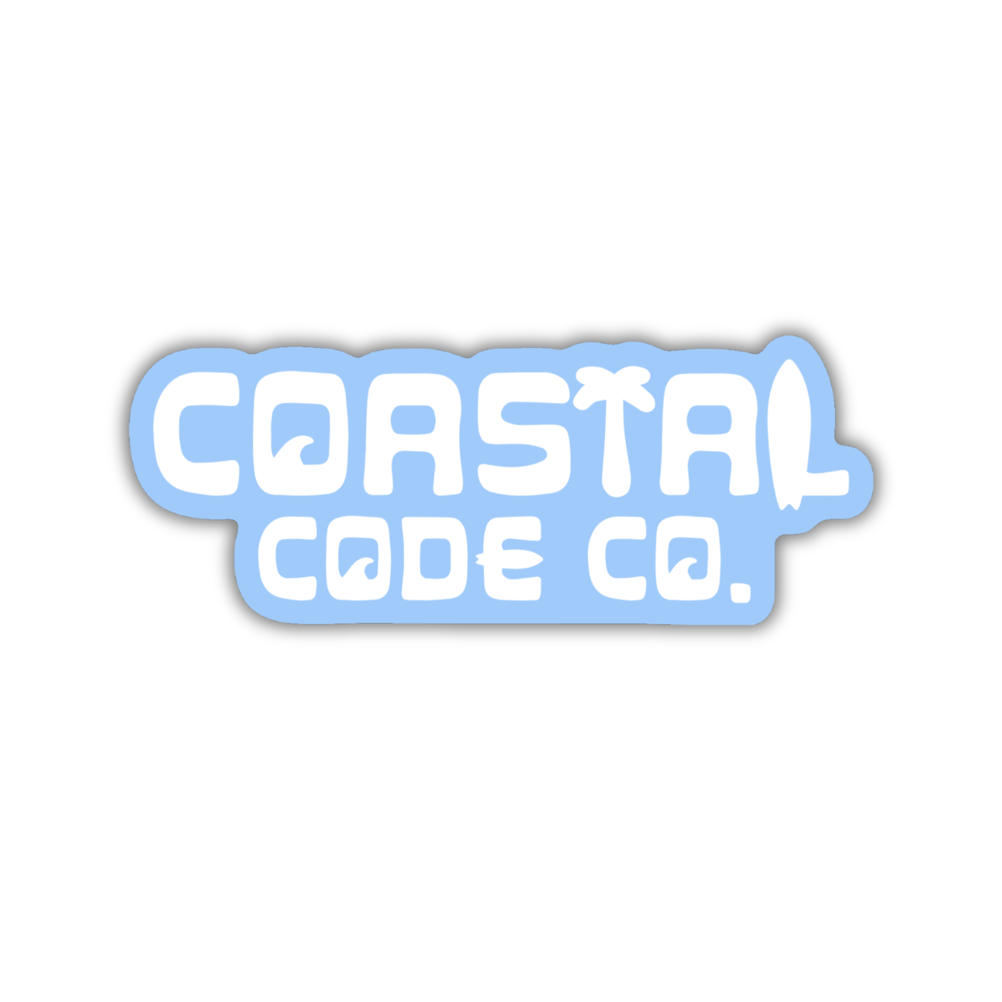 Coastal Code Logo Sticker