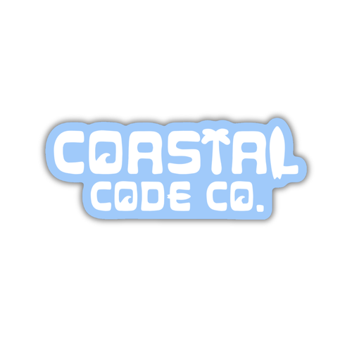 Coastal Code Logo Sticker
