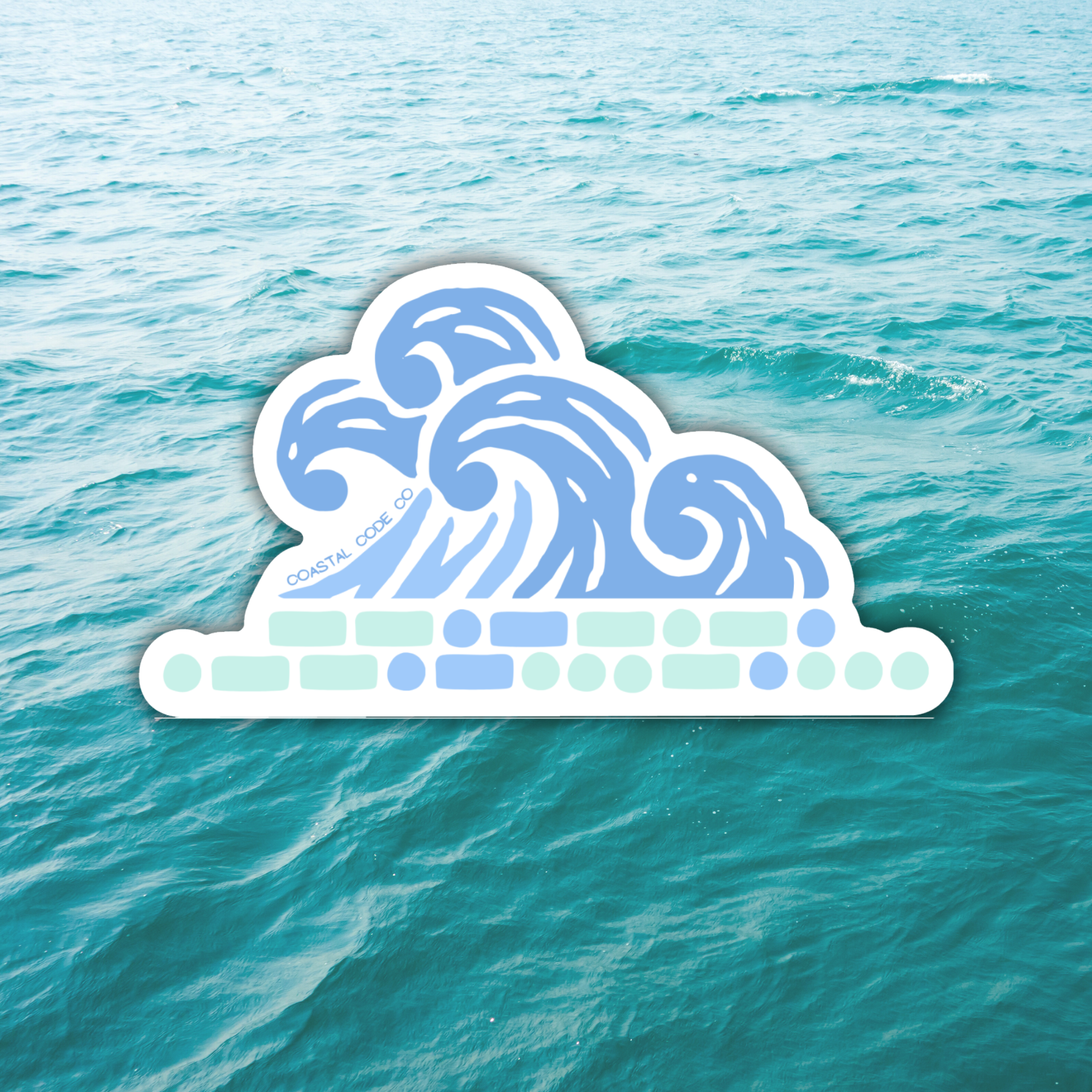 MAKE WAVES Sticker