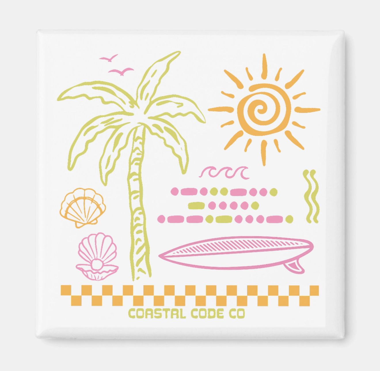RIDE THE WAVE Magnet