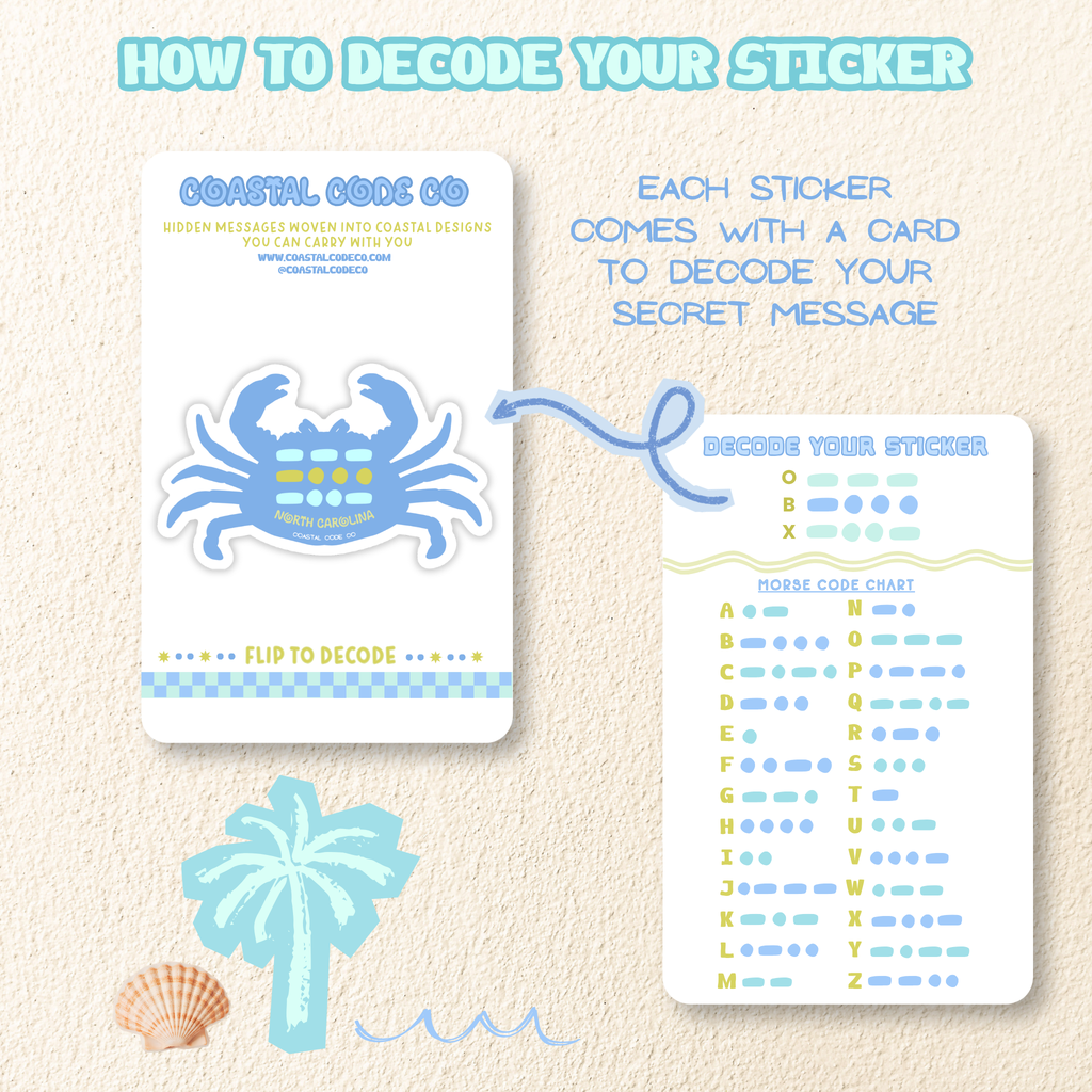 OBX Crab Sticker