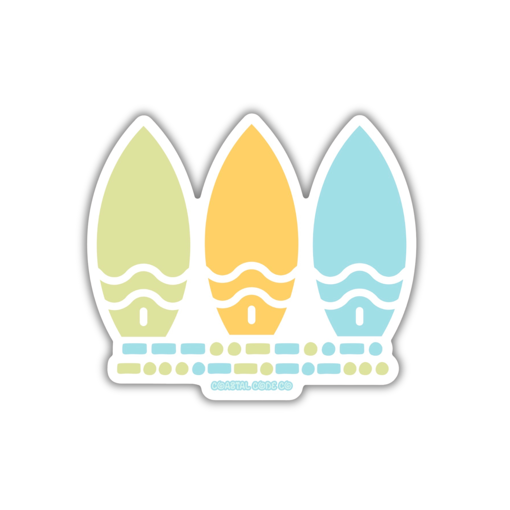 OUTER BANKS Surfboard Sticker