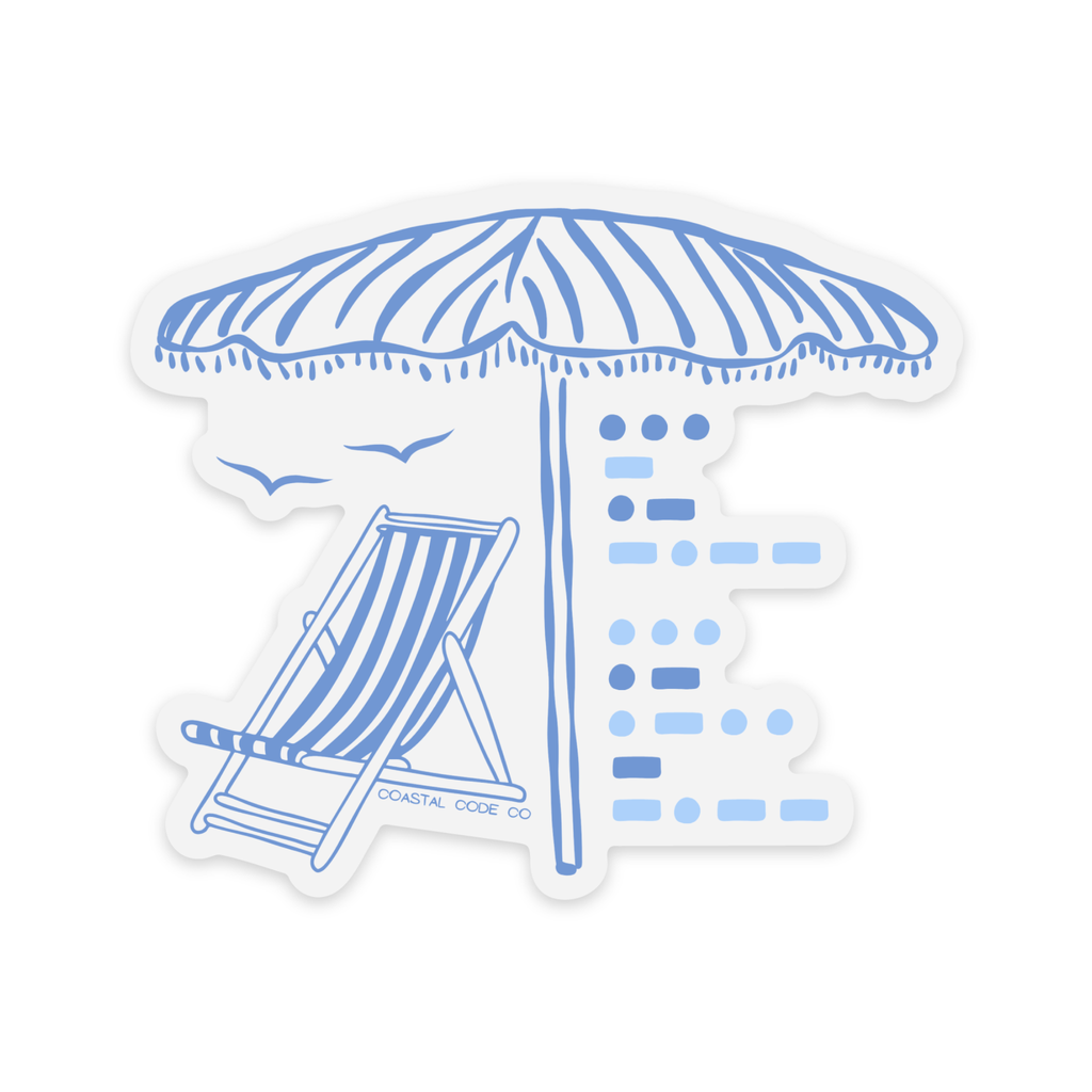 STAY SALTY Clear Sticker