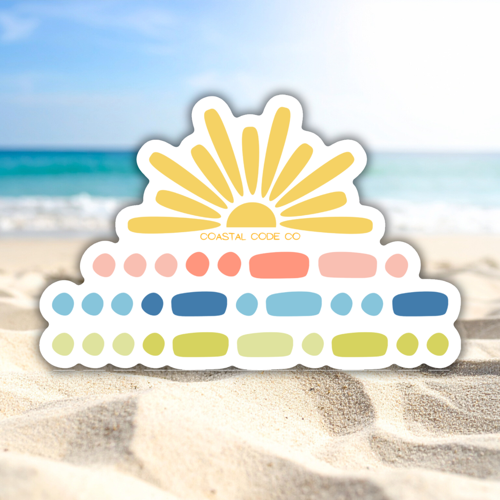 SUN SALT SAND Sticker