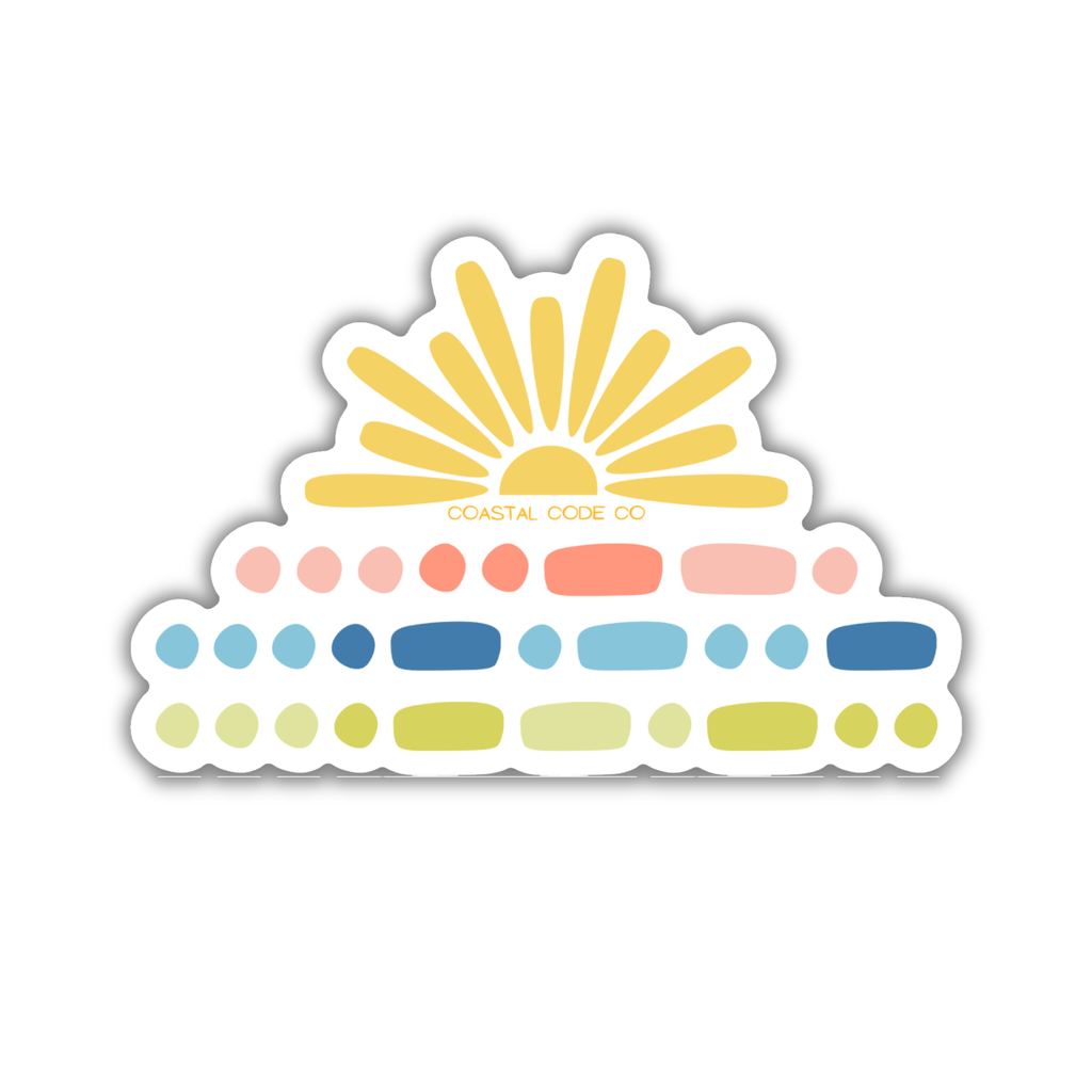 SUN SALT SAND Sticker