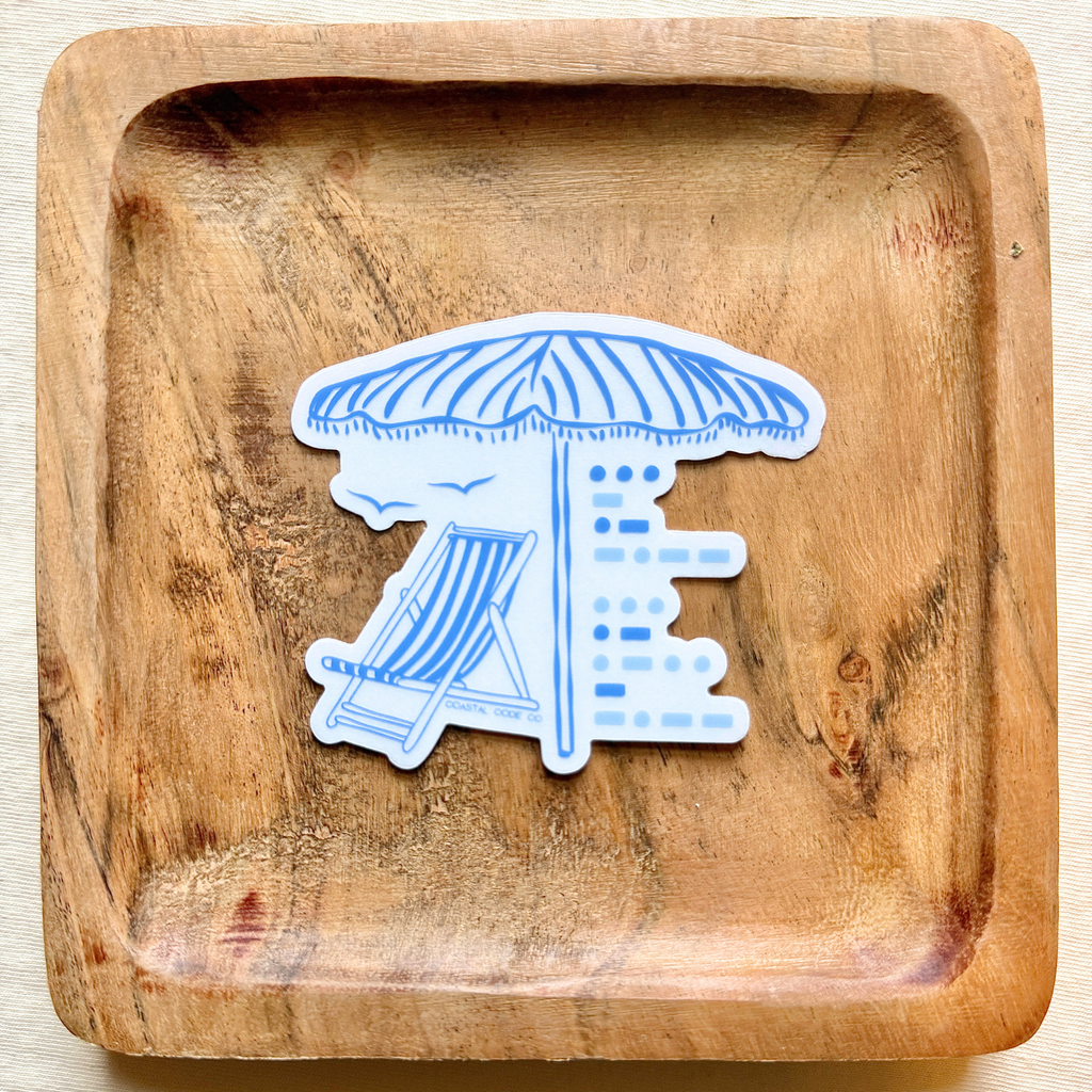 STAY SALTY Clear Sticker